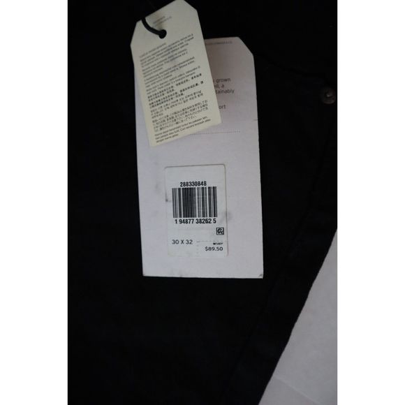 Levi's 512 Men's Sz 30 x 32 Black Premium Slim Taper Leg Denim Jeans - Picture 5 of 10